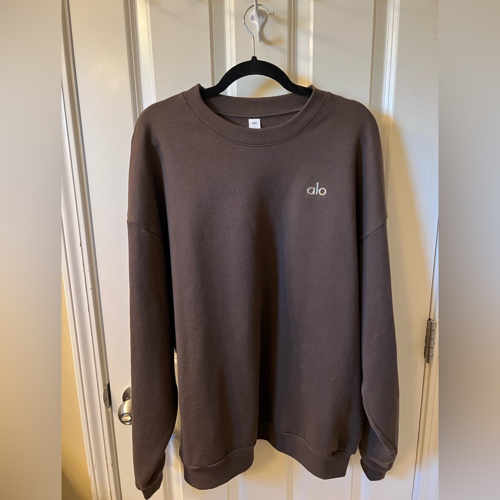 ALO Yoga Brown Sweatshirt